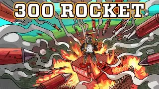300 ROCKETS RAID DEFENSE ! Rust