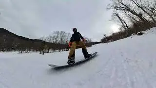 Snowboarding Bolton Valley Vermont