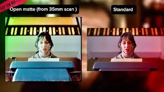 Open matte comparison | the shining bat scene