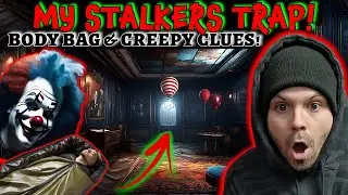 My STALKER'S TRAP: Creepy Clues in ABANDONED FUNHOUSE (DISTURBING BODY BAG)