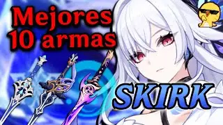 ❄️MEJORES ARMAS para SKIRK para su DPS! / Genshin! / 🐤!