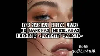 Get beautiful freckles+perfect face without unwanted blemishes°•high-pitched ☆•forced•subliminals✨🚻