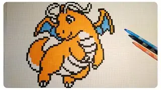 Pixel Art - Tuto - Dracolosse - #149