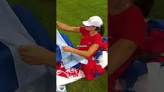 🤯 She falls asleep in the middle of the Olympic final…