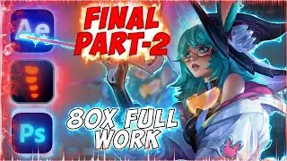(FINAL PART-2)🐰Aurora - Battle Bunny Art Animation Timelapse -             League of Legends🐰