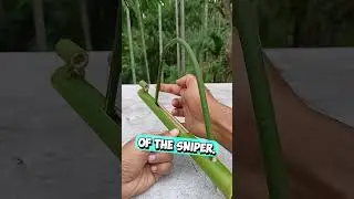 Этот парень сделал винтовку из бамбука 🤯 (Перевод ) #shorts  #перевод #craft #самоделки