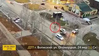 Пешеход попал под колеса в Волжском