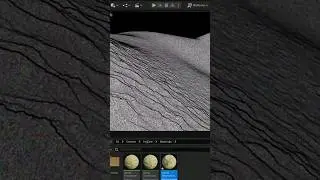 Nanite tessellation in the nanite triangles view mode #unrealengine #ue5 #materials #displacement