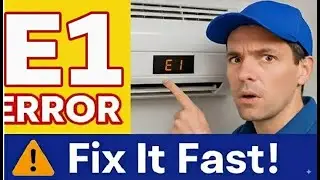 ⚠️ E1 Error Code in Air Conditioners ❄️ | Meaning 📘, Causes 🔍 & Easy Fix ✅ (Works for MANY Brands)