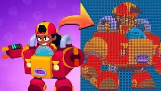 Brawl Stars - ALL BRAWLERS MADE IN MAP MAKER #2