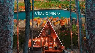 Veaux Pines | Secluded Lakeside A-Frame in Indian River, Michigan