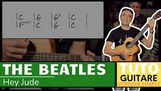 Apprendre Hey Jude - The Beatles à la Guitare Pour Débutants - Tutoriel Facile