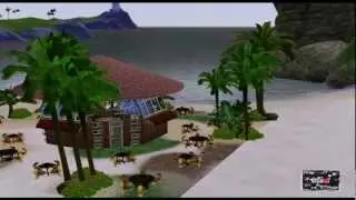 The Sims 3 Modern House - Quiosque Sunset Bar