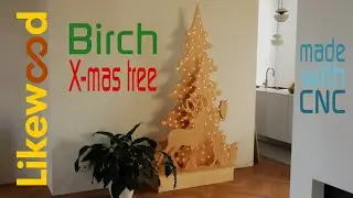 X-mas tree from birch plywood | made with CNC