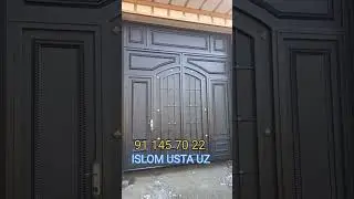 YAYPAN TUMANI PAHTA BO‘STON QISHLOGI‘GA O‘RNATILGAN 1‘2 LISLI DARVOZAMIZ JOYIGA CHIROYLI O‘RNADI