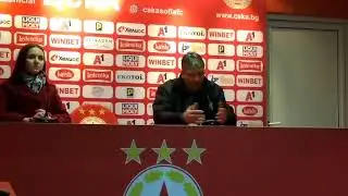 Любо Пенев след победата на ЦСКА над Ботев Враца