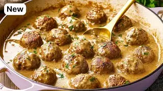 The Most Delicious Swedish Meatballs You'll Ever Make! Try Making It Like This! 🔝4 Delicious Recipes