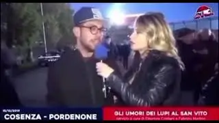 Andonio viene intervistato a Cosenza