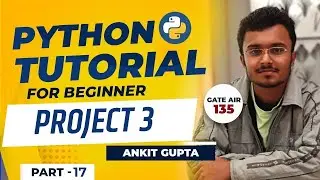 Project with Python | Project-3 |  GUI Application | Python Tutorial with Begginners | Gate at Zeal