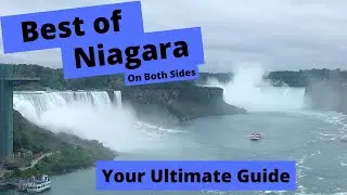 Niagara Falls -  Cave of the Winds, Journey Behind the Falls, Hornblower Cruise, Rainbow Bridge