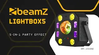 BeamZ LightBox5 Party Effect 5-in-1 Jellybal | PAR | Laser | UV | Strobe - 153.692