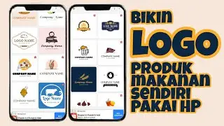 Cara Bikin Logo Produk Makanan Sendiri Di HP l  SIMPEL DAN KEREN