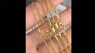 AG764 925 FLAT SPIGA CHAINS 1.5MM - 20