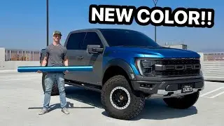 Vinyl Wrapping My Raptor!! Part 1