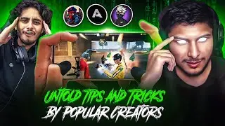 Best Untold Tips & Tricks By Top Free Fire Creators 🌎🔥 | New Aimlock + OneTap Tricks !! [ Part 2 ]
