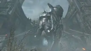 Demon’s Souls Рыцарь башни два каста Огненный шторм