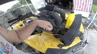Wiring an LED Light Bar to the high beam switch.
