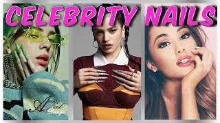 The best compilation of the nails worn by SHAKIRA, ROSALIA, BILLIE EILISH, DUA LIPA, KAROL G.