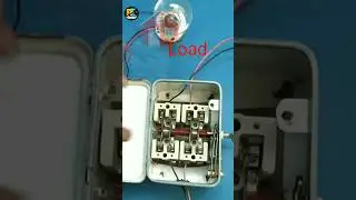 electric manual changeover switch connection || 