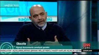 Obezite cerrahisi. 2015 yılında. Prof Yerdel CNN'de.