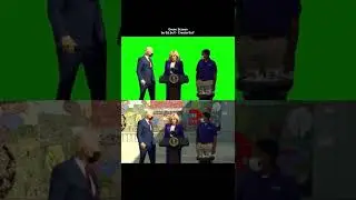 Joe Biden Walking Away Green Screen