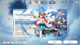 Pulling for Nilou 50/50 | Genshin Impact