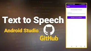 How to Make Text to Speech in Android Studio | TextToSpeech