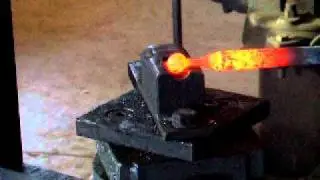 Forging an iron grape.......
