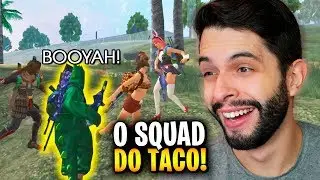 SÓ VALE NA PANELA?!? MEU SQUAD MITOU NO FREE FIRE!!
