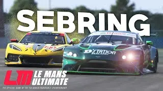 Wheel to Wheel Battle for the win at SEBRING