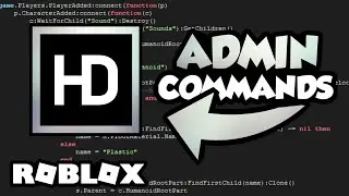 Roblox Studio Model - HOW TO ADD ADMIN COMMANDS