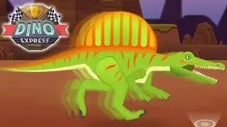 Dino Dana - Dinosaur Race #1: Spinosaurus & 3 Dinosaurs | Eftsei Gaming