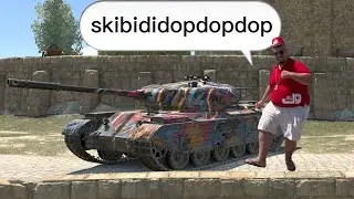 skibidi bop yes yes yes dance on different cards - wot (tanks) blitz