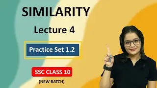 Similarity, Lect 4 | Practice Set 1.2 | SSC Class10th Geometry | New Batch | Drashti Gada