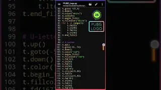 PUBG logo in python || 🔥🔥 