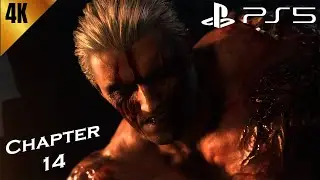 Resident Evil 4 Remake | Chapter 14 | Krauser Final Form - Boss Fight | PS5 Gameplay | 4K 60FPS