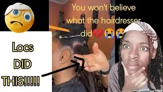 MY LOCS BROKE👀❌😭 AND GUESS WHAT MY HAIRDRESSER DID😱😳| WORST HAIRSTYLE EVER 👩🏽‍🦲😭💇🏽‍♀️❌🚩🚩