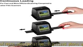 DIGITNOW 22MP All-in-1 Film & Slide Scanner, Converts 35mm 135 110 126 and Super 8 Films/Slides/Neg