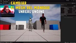 Cómo CAMBIAR el MANIQUÍ en UE5 y Sustituir y reemplazar y Esqueleto UE4 Unreal Engine 5