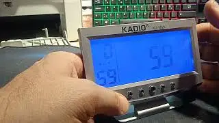 KADIO KD-1819 Saat Ayarı ve Tarih Ayarı Alarm Kapatma Açma ve Kurma #reklam